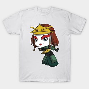 Avatar: The Last Airbender Chibi Suki sticker T-Shirt